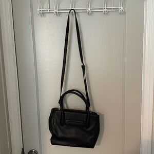 Target black leather purse